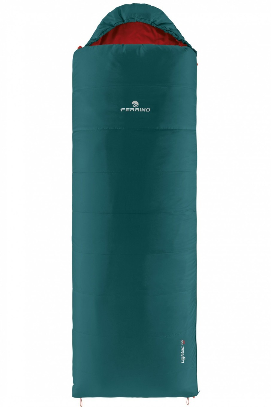 EQUIPO Ferrino Sintético|Camping | Sleepingbag Lightech 700 Sq Zip Letf Green