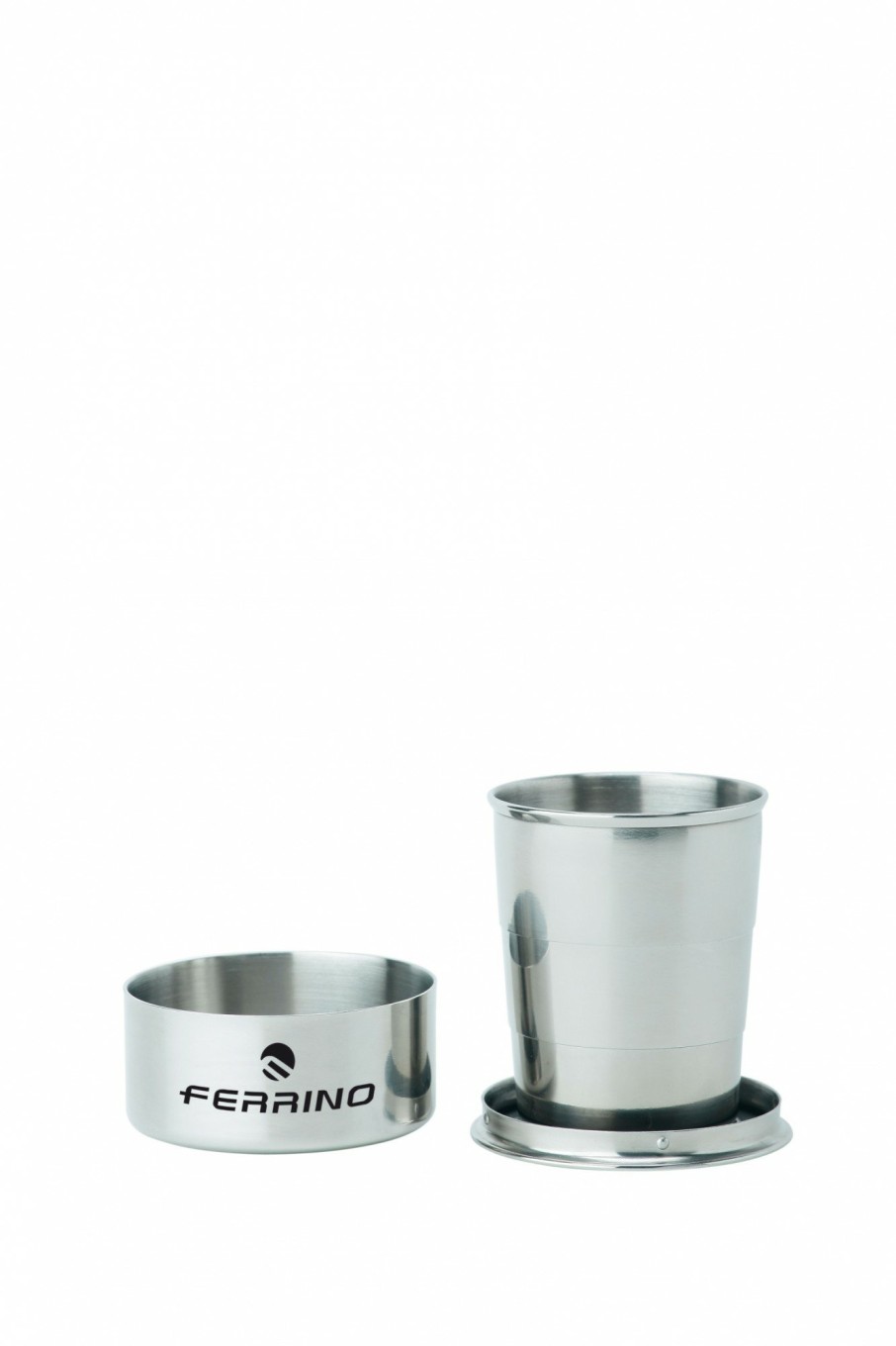 EQUIPO Ferrino Taza y cuchillería | Stainless Steel Foldable Tumbler