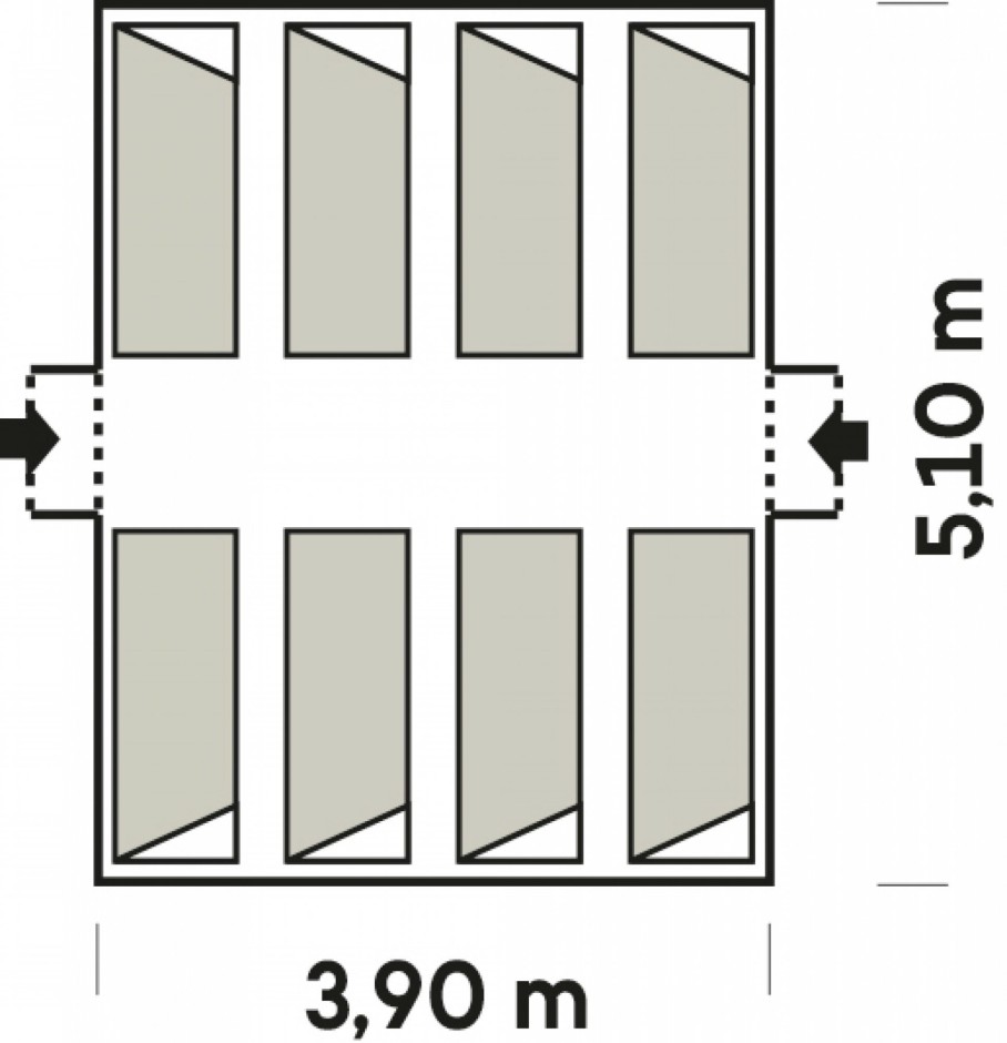 EQUIPO Ferrino | Tent Montana 19 M.5,1 X 3,85 Fr