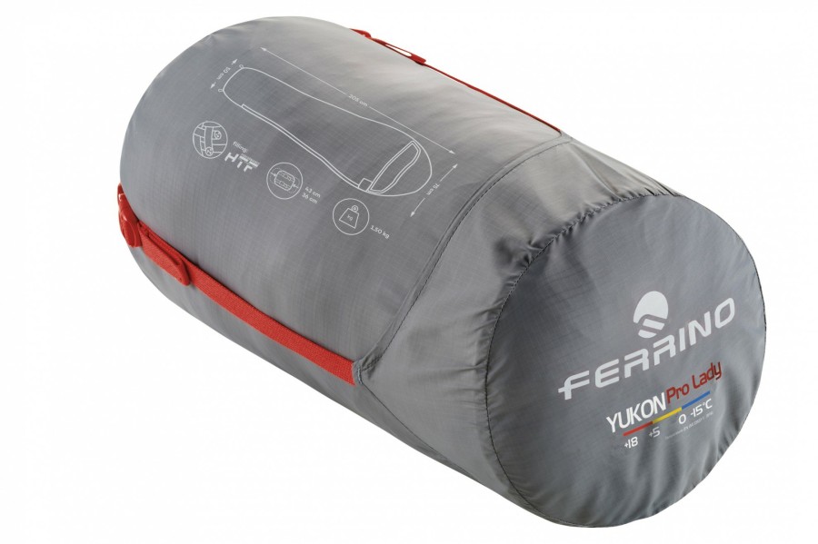 EQUIPO Ferrino Sintético|Camping | Sleepingbag Yukon Lady